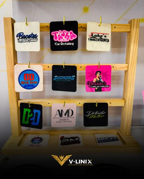 Custom logo air freshener for business giveaways, photo 7 - V-LINIX