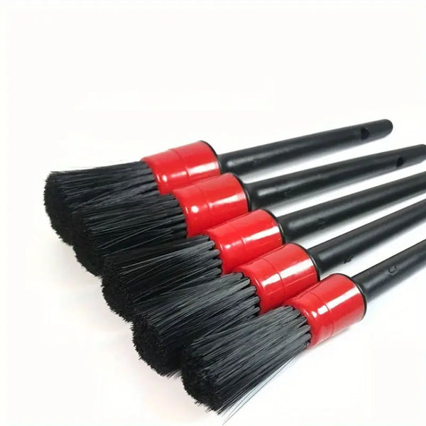 Professional Detailing Brush Set – 5 Ultra Soft Brushes for Interior & Exterior Cleaning