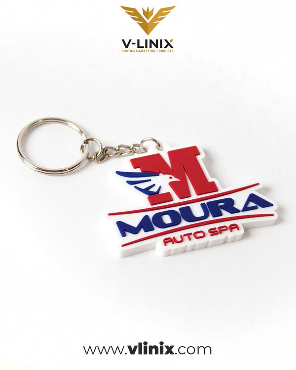 300pcs - LOGO SERIES KEYCHAIN – CUSTOM 2D/3D SOFT PVC