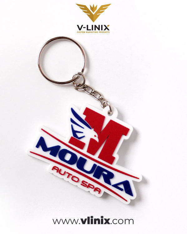 300pcs - LOGO SERIES KEYCHAIN – CUSTOM 2D/3D SOFT PVC