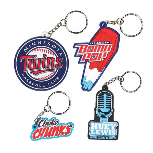 300pcs - LOGO SERIES KEYCHAIN – CUSTOM 2D/3D SOFT PVC