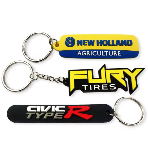 300pcs - LOGO SERIES KEYCHAIN – CUSTOM 2D/3D SOFT PVC
