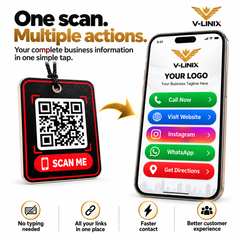 Business page and QR code add on, V-LINIX