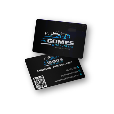 Custom business card design for detailers, photo 2 - V-LINIX