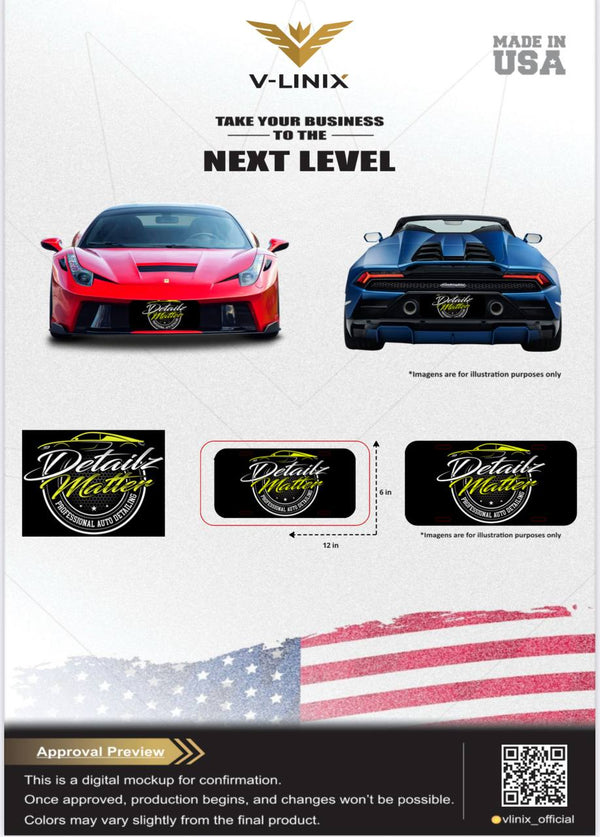 Custom Cover Plate for Mobile Detailers – Aluminum + Reusable Adhesive | VLINIX