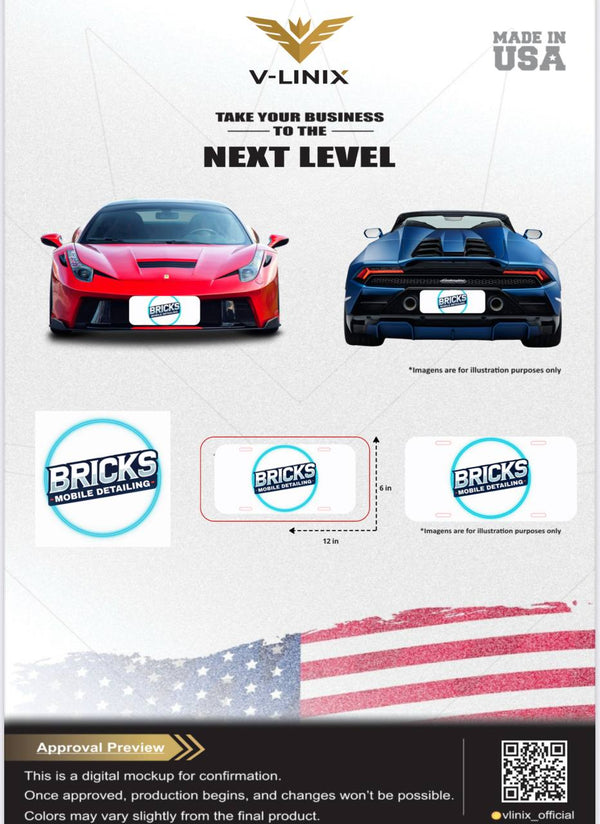 Custom Cover Plate for Mobile Detailers – Aluminum + Reusable Adhesive | VLINIX