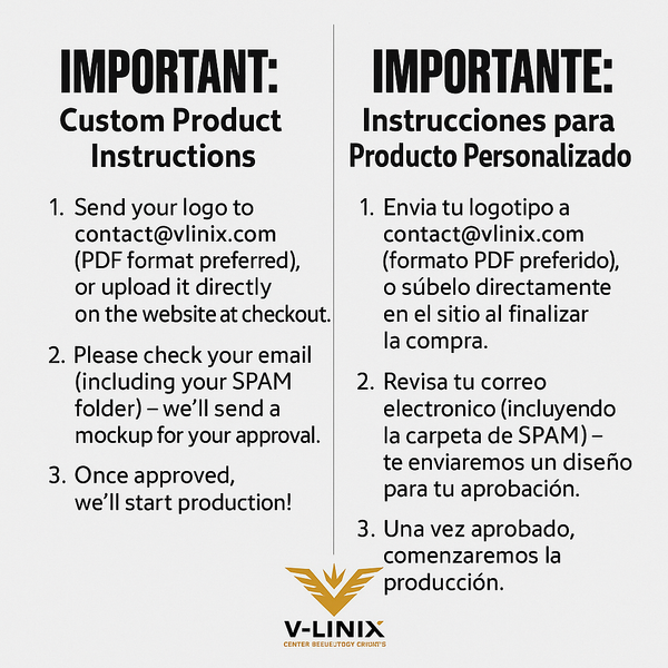 FLEXLINE Custom Stencil (2pcs) – Personalized With Your Logo