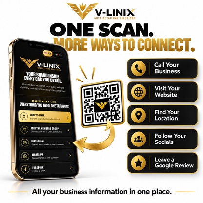 Custom Business Page + QR Code | No Monthly Fees
