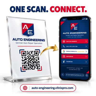 Custom Business Page + QR Code | No Monthly Fees