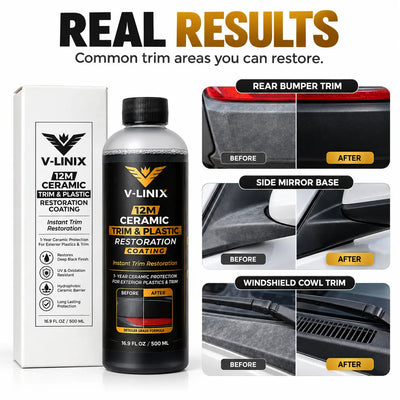 Plastic Trim Restorer, 12 month ceramic protection, photo 2 - V-LINIX