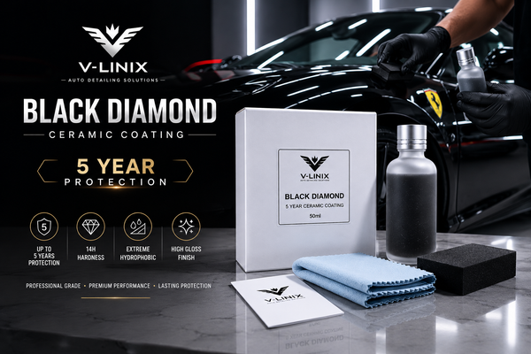 VLINIX Black Diamond Graphene Ceramic Coating - 5 Years Protection 14h - 50ml