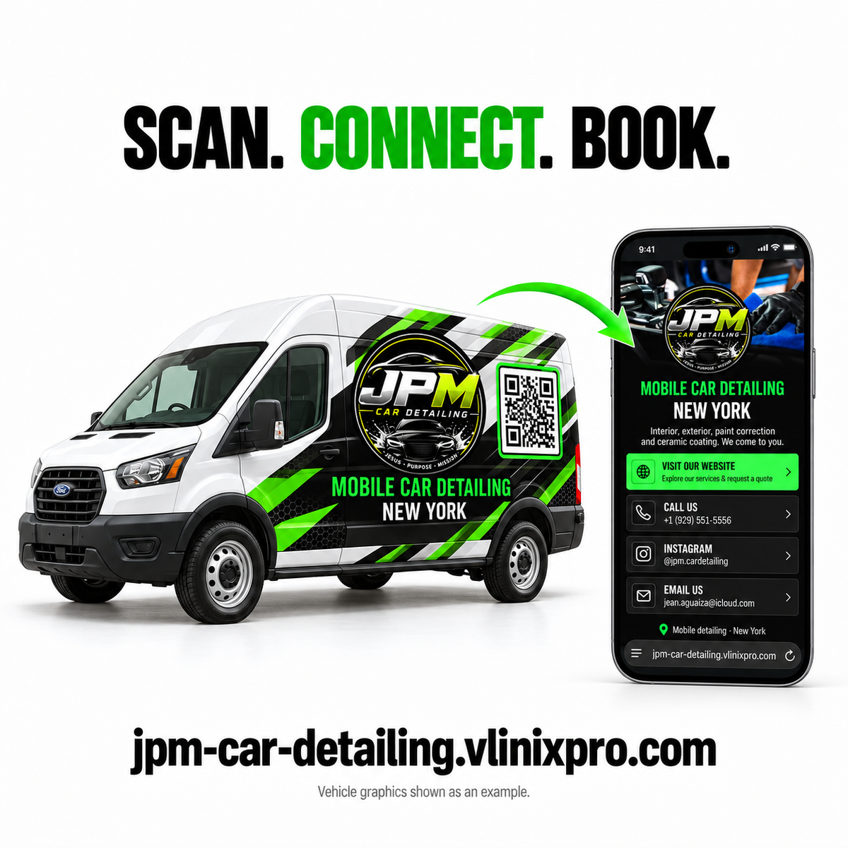 Custom Business Page + QR Code | No Monthly Fees