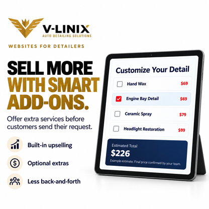 Detailing Website, High Converting Landing Page