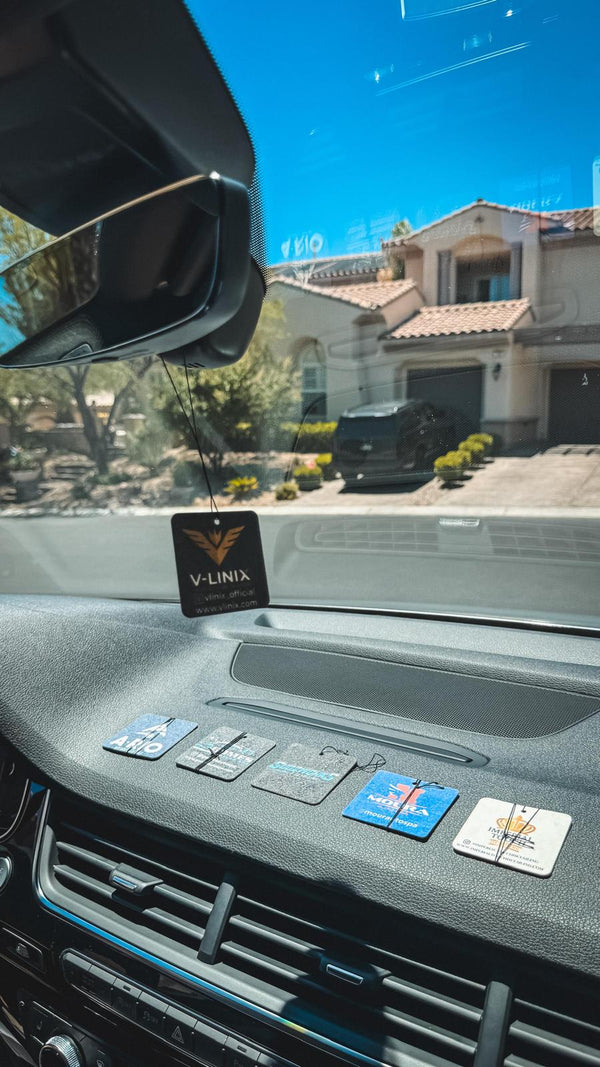 Custom Car Air Fresheners with Your Logo  – 2.5” Square - Bulk Pricing (As Low As $ 0.90/Unit) | VLINIX