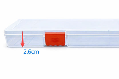 Estuche profesional para guardar plantillas: capacidad para 60 plantillas (30 x 30 x 2,5 cm) - VLINIX