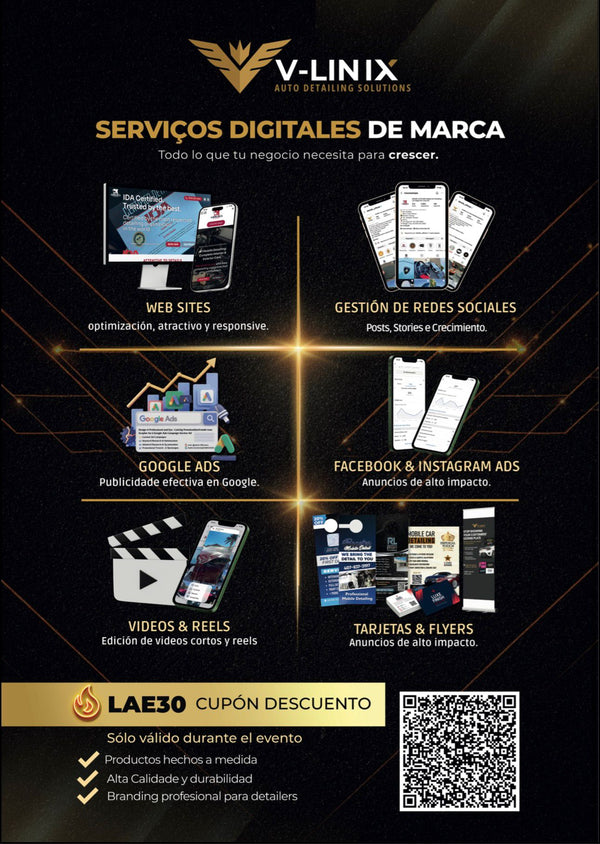 Professional Custom Flyer for Detailing | Print-Ready Design - VLINIX