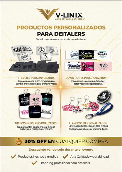 Folleto profesional personalizado para detalles | Diseño listo para imprimir - VLINIX