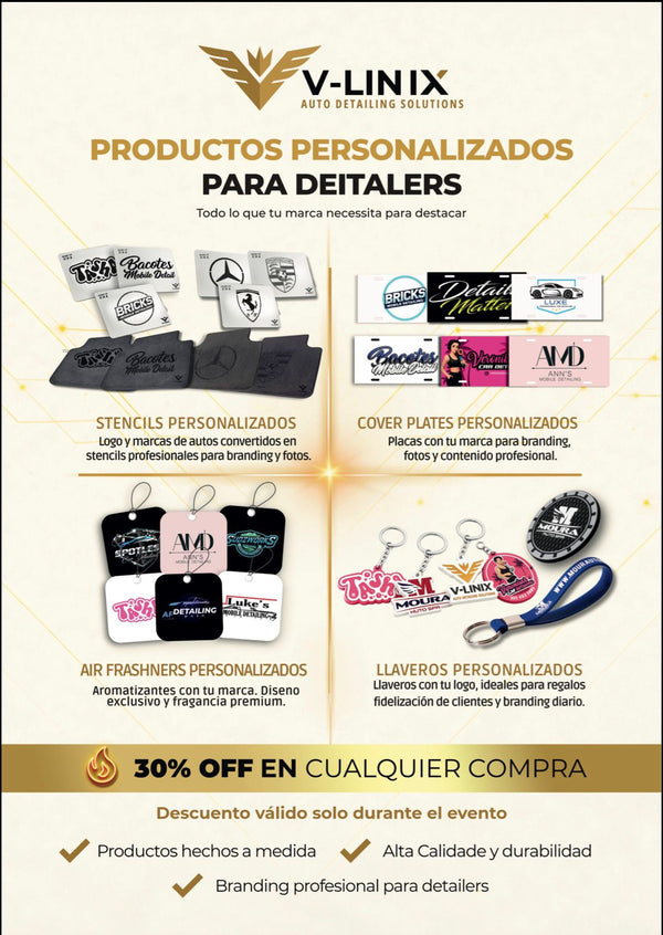 Professional Custom Flyer for Detailing | Print-Ready Design - VLINIX