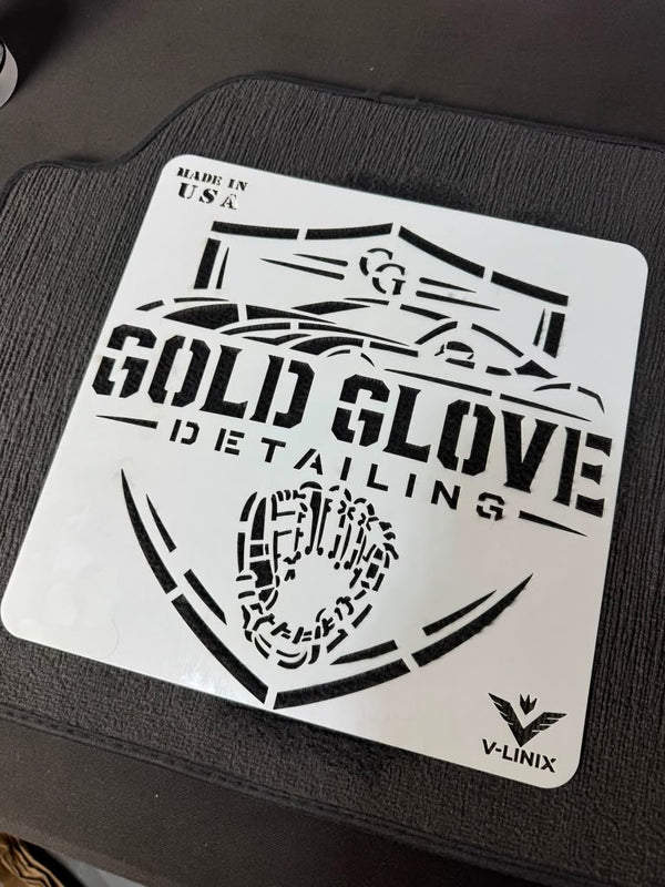 Custom Detailing Logo Stencil (2pcs)  – Made to Order - Text or Design - FLEXLINE - VLINIX