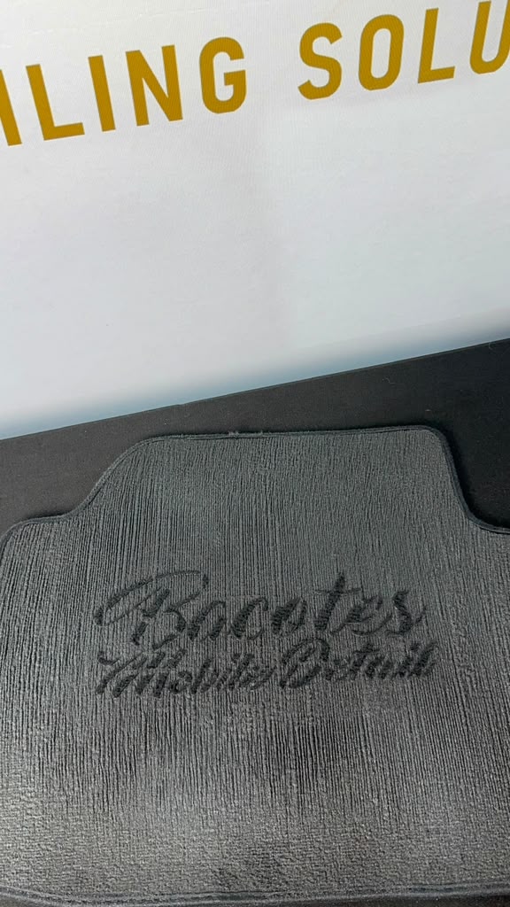 Custom Detailing Logo Stencil (2pcs)  – Made to Order - Text or Design - FLEXLINE - VLINIX