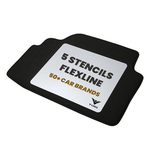 5 Stencils FLEXLINE - Pro-Quality 11X11in Choose Your Brands