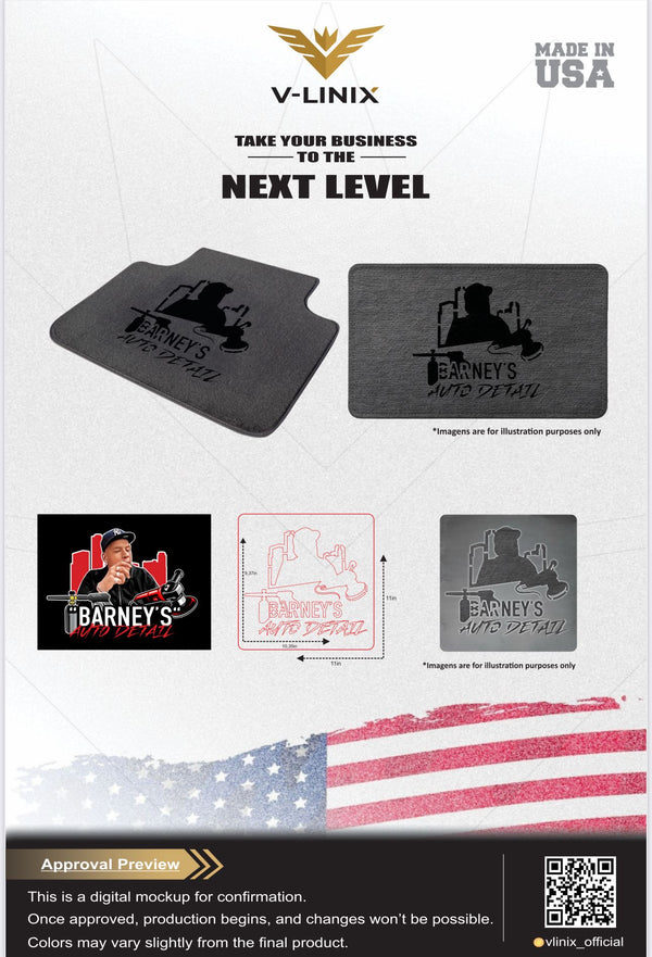 FLEXLINE Custom Stencil (2pcs) – Personalized With Your Logo