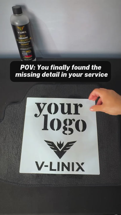 Plantilla personalizada FLEXLINE (2 piezas): personalizada con tu logotipo